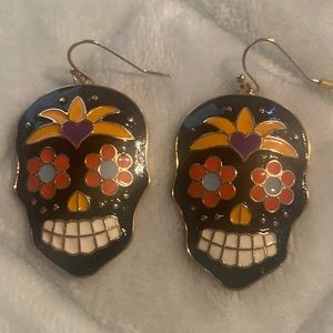 Sugar skull earrings